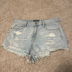 Aeropostale vintage high rise jean shorts